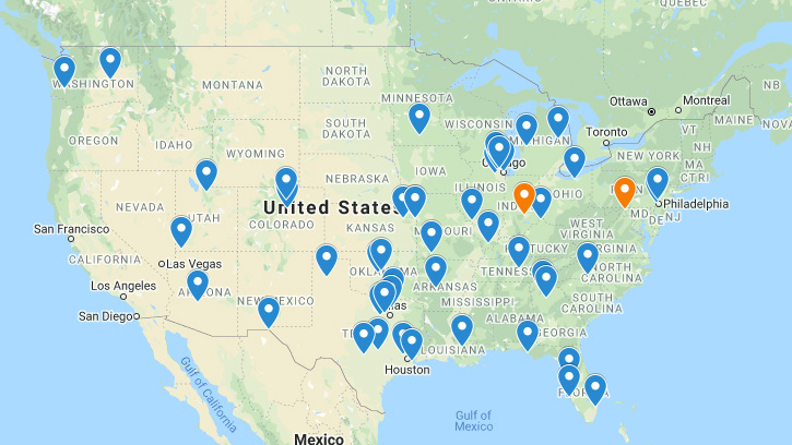 CIS Appraiser Coverage Map